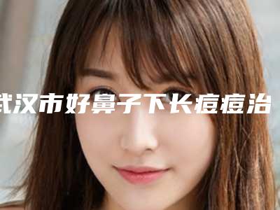 武汉市好鼻子下长痘痘治疗机构-武汉市鼻子下长痘痘治疗医院排行整理大盘点