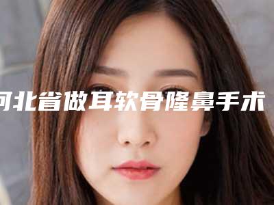 河北省做耳软骨隆鼻手术医生排名榜均能独当一面-杨辉平整形医生技术顶级